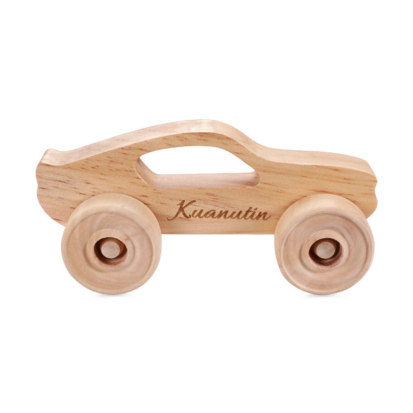 Personalized Wooden Toy Car for Kids Ti Amo I love you