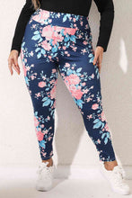 Load image into Gallery viewer, Plus Size Floral Print Legging Ti Amo I love you
