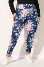 Load image into Gallery viewer, Plus Size Floral Print Legging Ti Amo I love you
