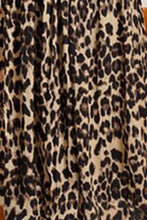 Load image into Gallery viewer, Plus Size Leopard Print Midi Skirt Ti Amo I love you
