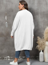 Load image into Gallery viewer, Plus Size Long Sleeve Pocketed Cardigan Ti Amo I love you
