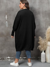 Load image into Gallery viewer, Plus Size Long Sleeve Pocketed Cardigan Ti Amo I love you
