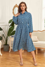 Load image into Gallery viewer, Plus Size Long Sleeve Shirt Dress Ti Amo I love you
