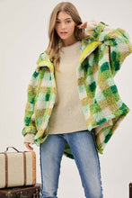 Load image into Gallery viewer, Plus Size -  Plaid Back Spirit Jacket Ti Amo I love you
