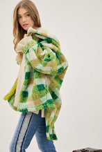 Load image into Gallery viewer, Plus Size -  Plaid Back Spirit Jacket Ti Amo I love you
