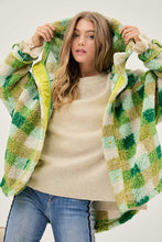 Load image into Gallery viewer, Plus Size -  Plaid Back Spirit Jacket Ti Amo I love you
