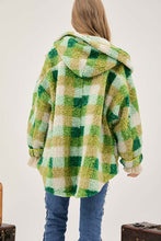 Load image into Gallery viewer, Plus Size -  Plaid Back Spirit Jacket Ti Amo I love you
