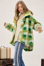 Load image into Gallery viewer, Plus Size -  Plaid Back Spirit Jacket Ti Amo I love you
