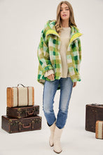 Load image into Gallery viewer, Plus Size -  Plaid Back Spirit Jacket Ti Amo I love you
