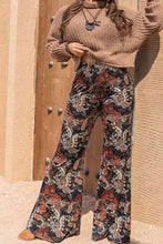 Load image into Gallery viewer, Plus Size Printed Wide Leg Long Pants Ti Amo I love you
