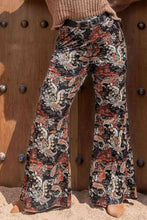 Load image into Gallery viewer, Plus Size Printed Wide Leg Long Pants Ti Amo I love you
