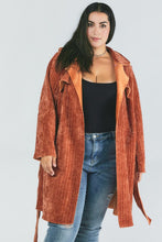 Load image into Gallery viewer, Plus Size - Solid Long Sleeve Coat Ti Amo I love you
