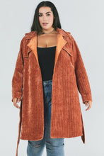 Load image into Gallery viewer, Plus Size - Solid Long Sleeve Coat Ti Amo I love you
