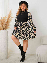 Load image into Gallery viewer, Plus Size Splicing Dress Ti Amo I love you
