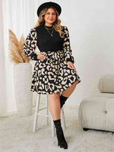 Load image into Gallery viewer, Plus Size Splicing Dress Ti Amo I love you
