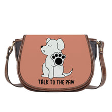 Load image into Gallery viewer, Ti Amo I love you - Exclusive Brand - Pale Copper - Talk to the Paw -  Saddle Bag
