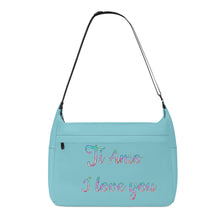 Load image into Gallery viewer, Ti Amo I love you - Exclusive Brand - Monte Carlo - Pastel Lettering -  Journey Computer Shoulder Bag
