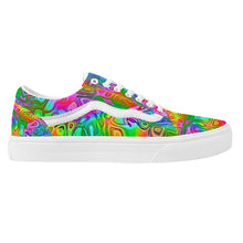 Load image into Gallery viewer, Ti Amo I love you - Exclusive Brand - Rainbow Kaleidoscope - Low Top Flat Sneaker
