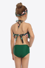 Load image into Gallery viewer, Printed Layered Halter Neck Two-Piece Swim Set Ti Amo I love you
