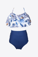 Load image into Gallery viewer, Printed Layered Halter Neck Two-Piece Swim Set Ti Amo I love you
