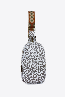 Printed PU Leather Sling Bag Ti Amo I love you