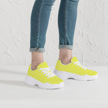 Load image into Gallery viewer, Ti Amo I love you - Exclusive Brand - Sandy Yellow - Angry Fish - Chunky Sneakers - White Soles
