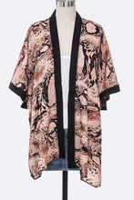 Load image into Gallery viewer, Python Print Kimono Cardigan Ti Amo I love you
