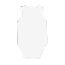 Load image into Gallery viewer, Ti Amo I love you - Exclusive Brand -  White - Skeleton Hands with Heart - Sleeveless Baby One-Piece
