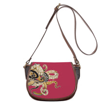 Load image into Gallery viewer, Ti Amo I love you - Exclusive Brand - Viva Magenta - Octopus - Saddle Bag
