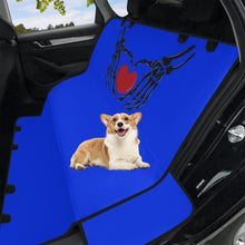 Load image into Gallery viewer, Ti Amo I love you - Exclusive Brand - Blue Blue Eyes - Skeleton Hands with Heart - Car Pet Seat Covers
