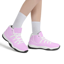 Load image into Gallery viewer, Ti Amo I love you - Exclusive Brand - Pastel Sugar Chic - Skeleton Hands with Heart - High Top Air Retro Sneakers - White Laces
