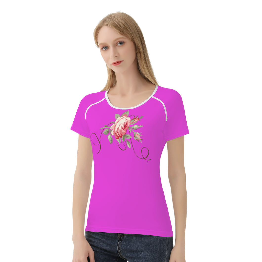 Ti Amo I love you - Exclusive Brand - Brilliant Lavender Rose - Rose - Women's T shirt