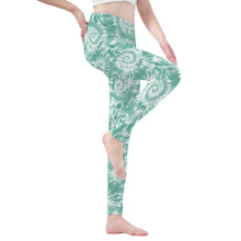 Load image into Gallery viewer, Ti Amo I love you - Exclusive Brand - Sea Nymph Tie-Dye - Yoga Leggings
