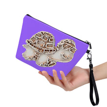 Load image into Gallery viewer, Ti Amo I love you - Exclusive Brand - Heliotrope 3 - Turtle - Sling Cosmetic Bag
