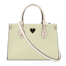 Load image into Gallery viewer, Ti Amo I love you - Exclusive Brand - Moon Glow - Luxury Womens PU Tote Bag - Cream Straps
