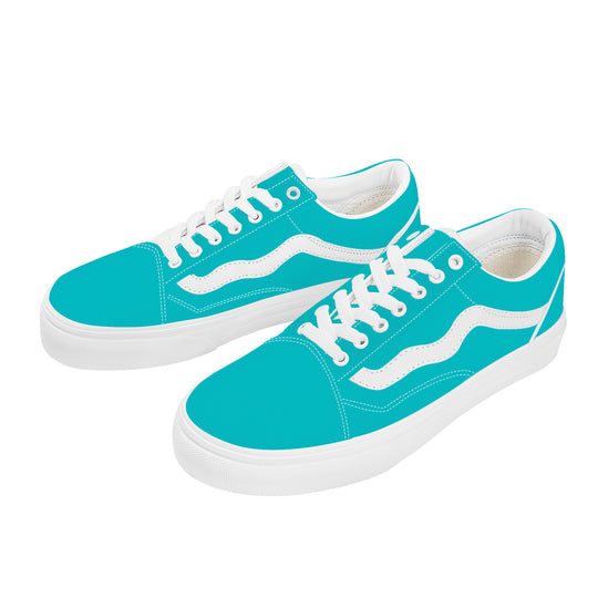 Ti Amo I love you - Exclusive Brand - Vivid Cyan (Robin's Egg Blue) - Low Top Flat Sneaker