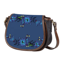 Load image into Gallery viewer, Ti Amo I love you - Exclusive Brand - San Juan - Blue Floral - Saddle Bag
