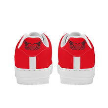 Load image into Gallery viewer, Ti Amo I love you - Exclusive Brand - Ferrari Red - Skeleton Hands with Heart - Low Top Unisex Sneakers
