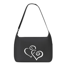 Load image into Gallery viewer, Ti Amo I love you - Exclusive Brand - Shark - Double White Heart - Journey Computer Shoulder Bag
