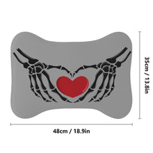 Load image into Gallery viewer, Ti Amo I love you Exclusive Brand - Silver Chalice  - Skeleton Hands with Heart  - Big Paws Pet Rug
