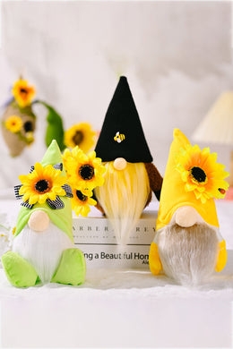 Random 3-Pack Sunflower Faceless Gnomes Ti Amo I love you