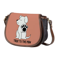 Load image into Gallery viewer, Ti Amo I love you - Exclusive Brand - Pale Copper - Talk to the Paw -  Saddle Bag
