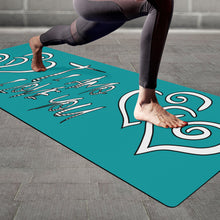 Load image into Gallery viewer, Ti Amo I love you - Exclusive Brand - Persian Green - Yoga Mat
