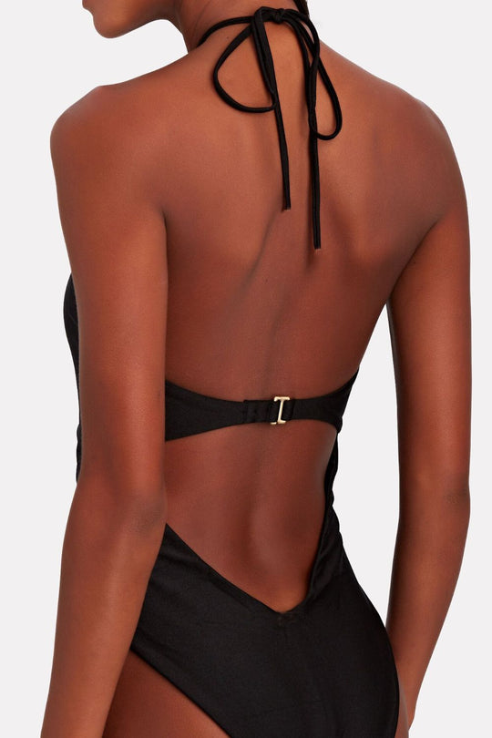 Ring Detail Cutout One-Piece Swimsuit Ti Amo I love you
