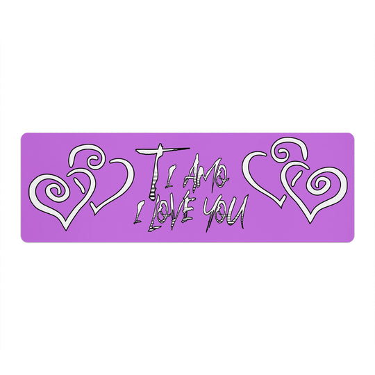 Ti Amo I love you - Exclusive Brand - Lavender - Yoga Mat
