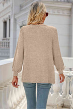 Load image into Gallery viewer, Round Neck Long Sleeve Top Ti Amo I love you
