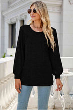 Load image into Gallery viewer, Round Neck Long Sleeve Top Ti Amo I love you
