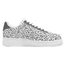 Load image into Gallery viewer, Ti Amo I love you - Exclusive Brand - White with Black Vines - Low Top Unisex Sneakers
