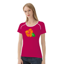 Load image into Gallery viewer, Ti Amo I love you - Exclusive Brand - Lipstick 2 - Hawaiian Flower - Women&#39;s T shirt - Sizes XS-2XL
