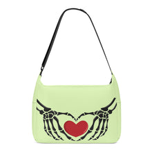 Load image into Gallery viewer, Ti Amo I love you - Exclusive Brand - Gossip - Skeleton Heart Hands  -  Journey Computer Shoulder Bag
